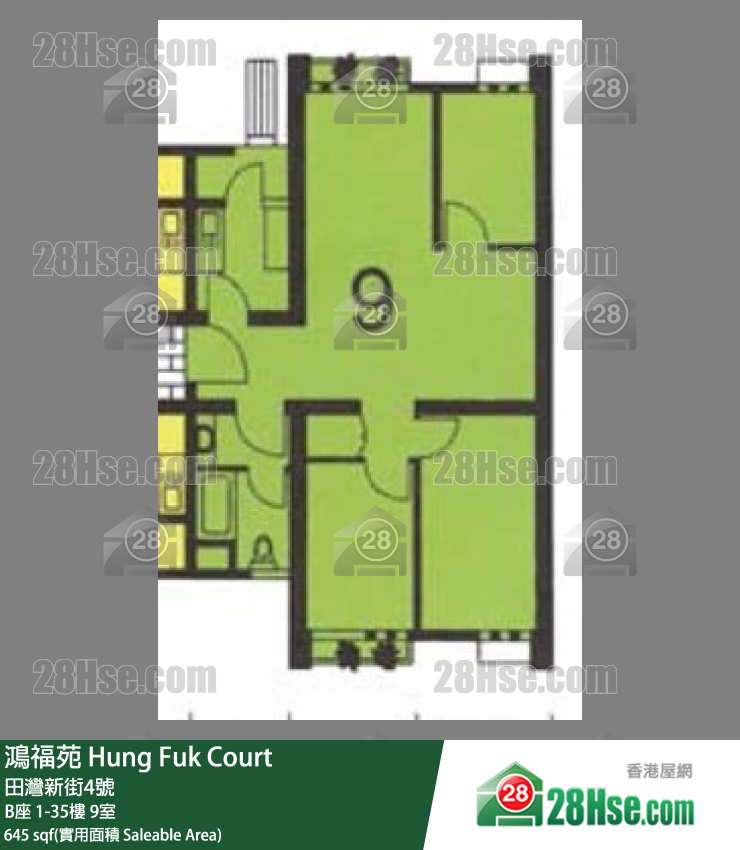 Hung Fuk Court Unit FloorPlan (Provided by 28Hse)