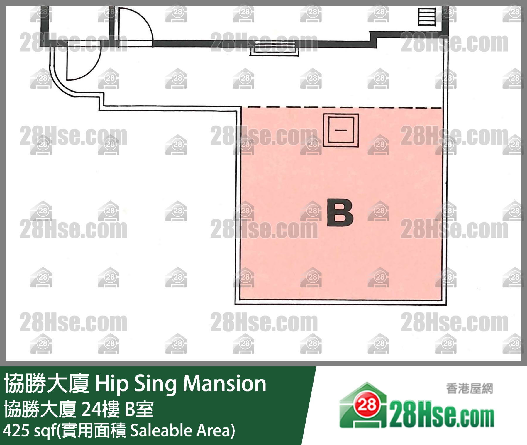 協勝大廈 協勝大廈24樓 B室 平面圖