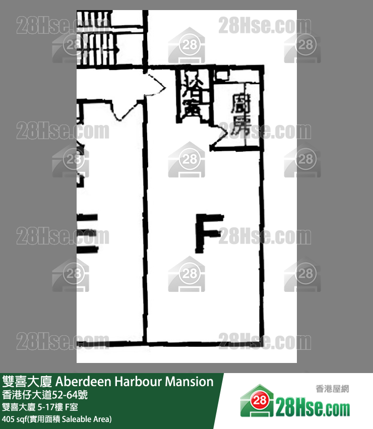 双喜大厦 双喜大厦10楼 F室 平面图
