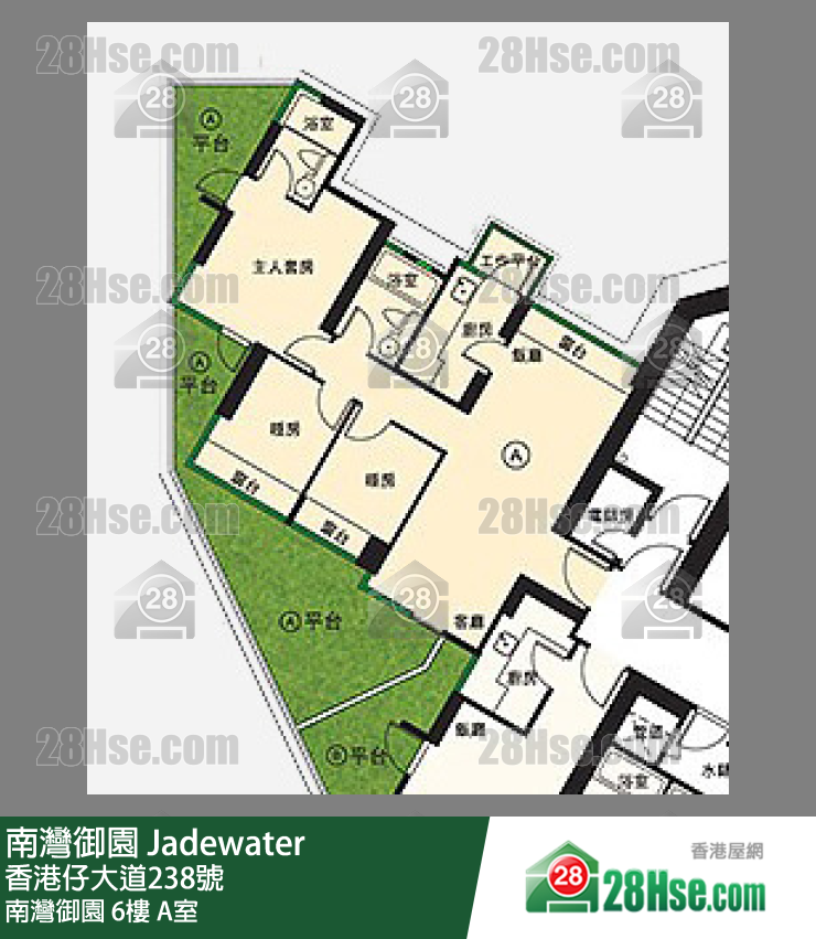 南灣御園 南灣御園 6樓 A室 平面圖