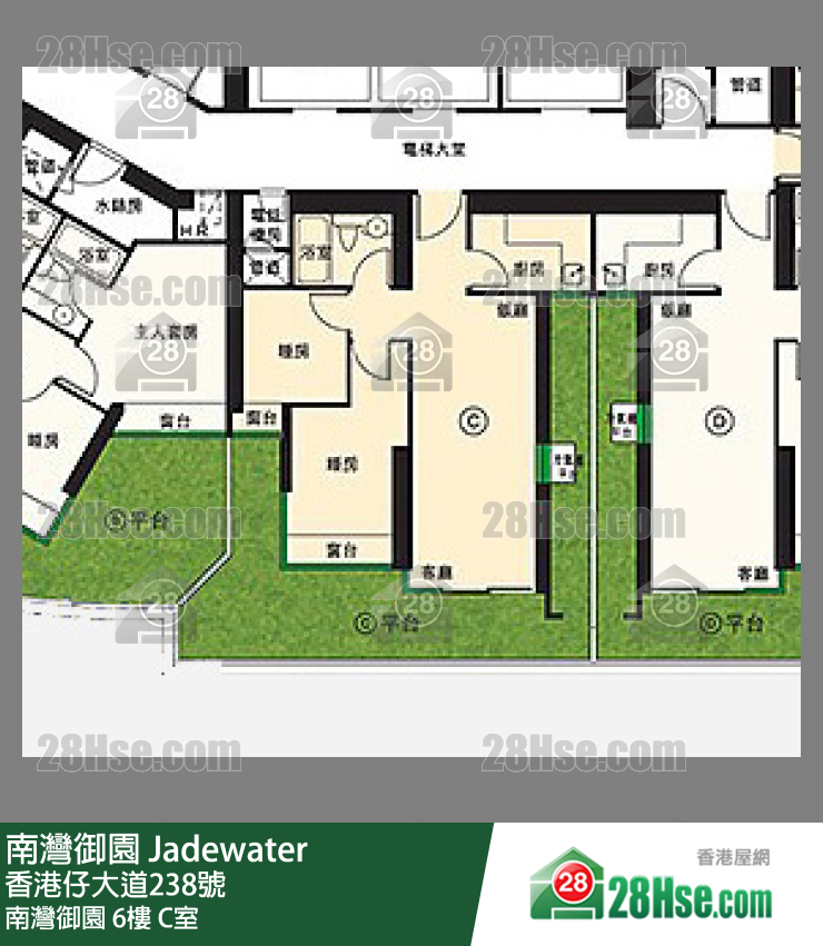 南灣御園 南灣御園6樓 C室 平面圖