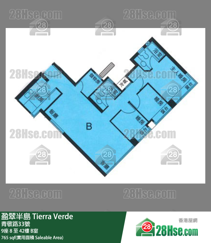Tierra Verde Unit FloorPlan (Provided by 28Hse)