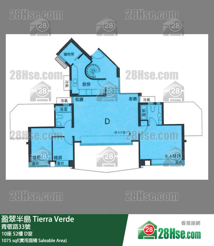 Tierra Verde Unit FloorPlan (Provided by 28Hse)