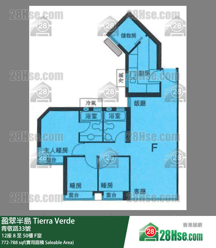 Tierra Verde Unit FloorPlan (Provided by 28Hse)