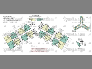 Block 1 4/f To 35/f FloorPlan