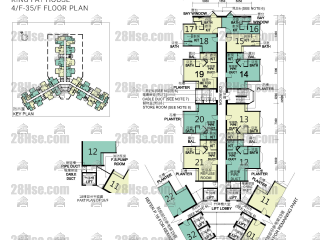 King Fat House 4/f To 35/f FloorPlan