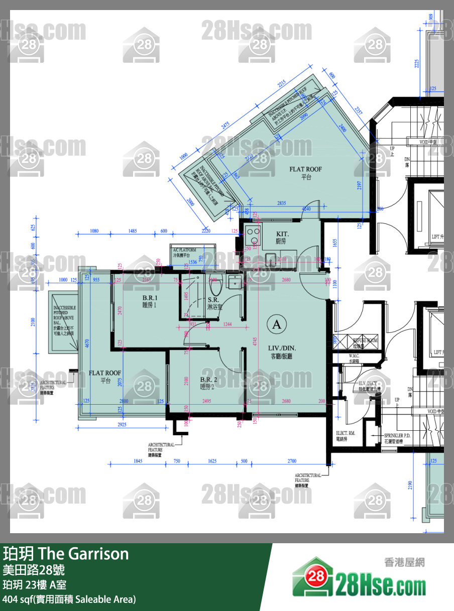 珀玥 珀玥 23樓 A室 平面圖