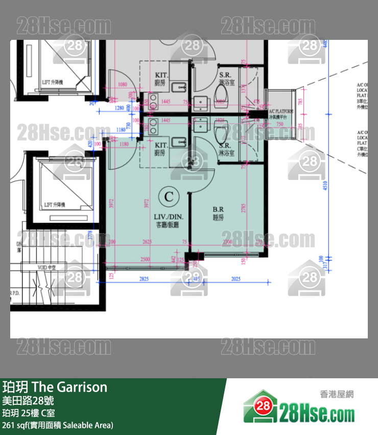 珀玥 单位平面图(由 28Hse 提供)