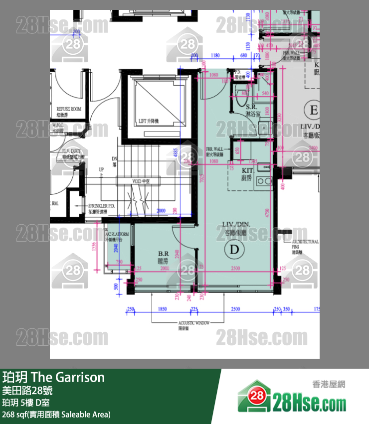 珀玥 珀玥 5樓 D室 平面圖