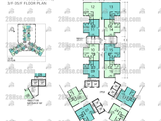 Block 2 3/f To 35/f FloorPlan