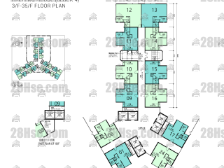 Block 4 3/f To 35/f FloorPlan