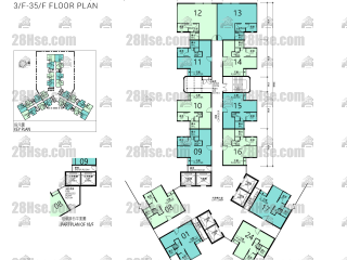 Block 3 3/f To 35/f FloorPlan