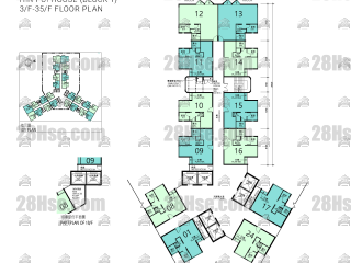 Block 1 3/f To 35/f FloorPlan