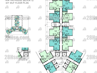 Block 5 3/f To 35/f FloorPlan