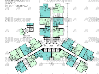 Block 7 3/f To 35/f FloorPlan