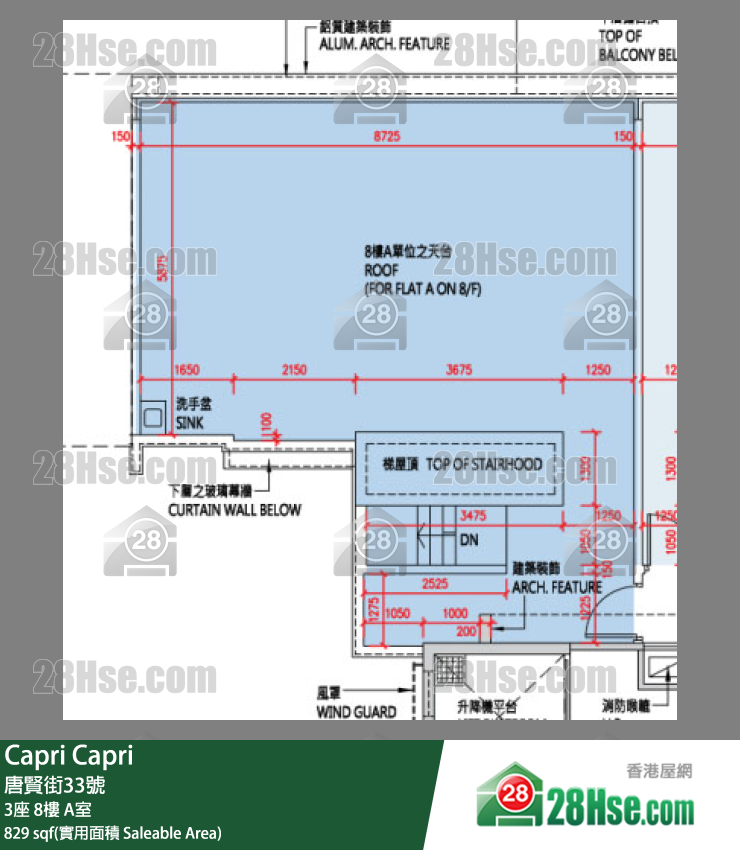 Capri Unit FloorPlan (Provided by 28Hse)