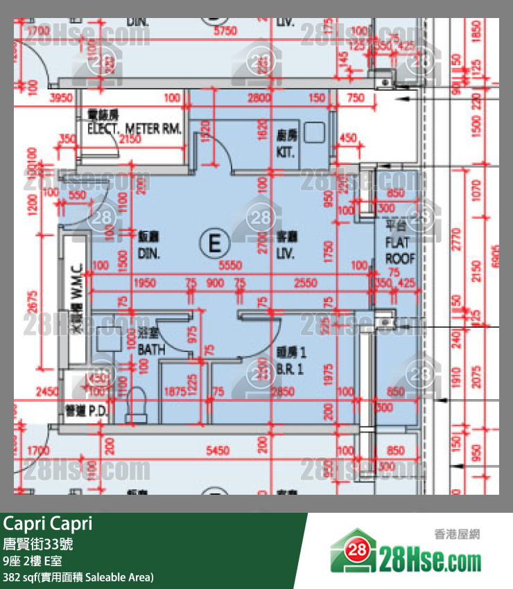 Capri Unit FloorPlan (Provided by 28Hse)