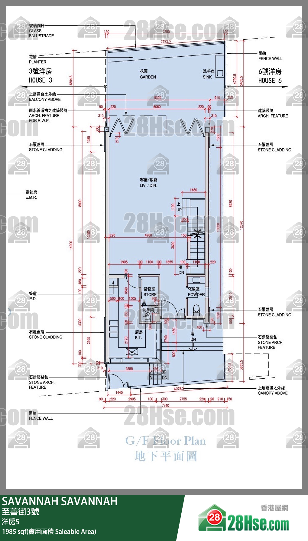 Savannah Unit FloorPlan (Provided by 28Hse)