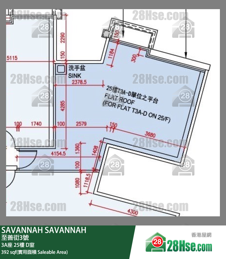 Savannah Unit FloorPlan (Provided by 28Hse)