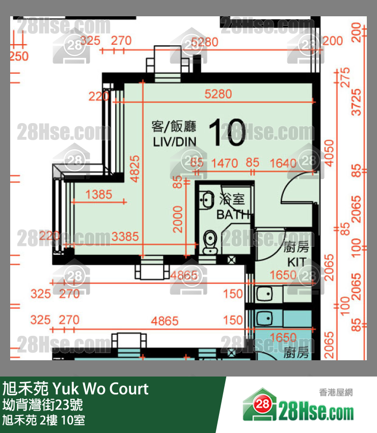 旭禾苑 旭禾苑 2楼 10室 平面图