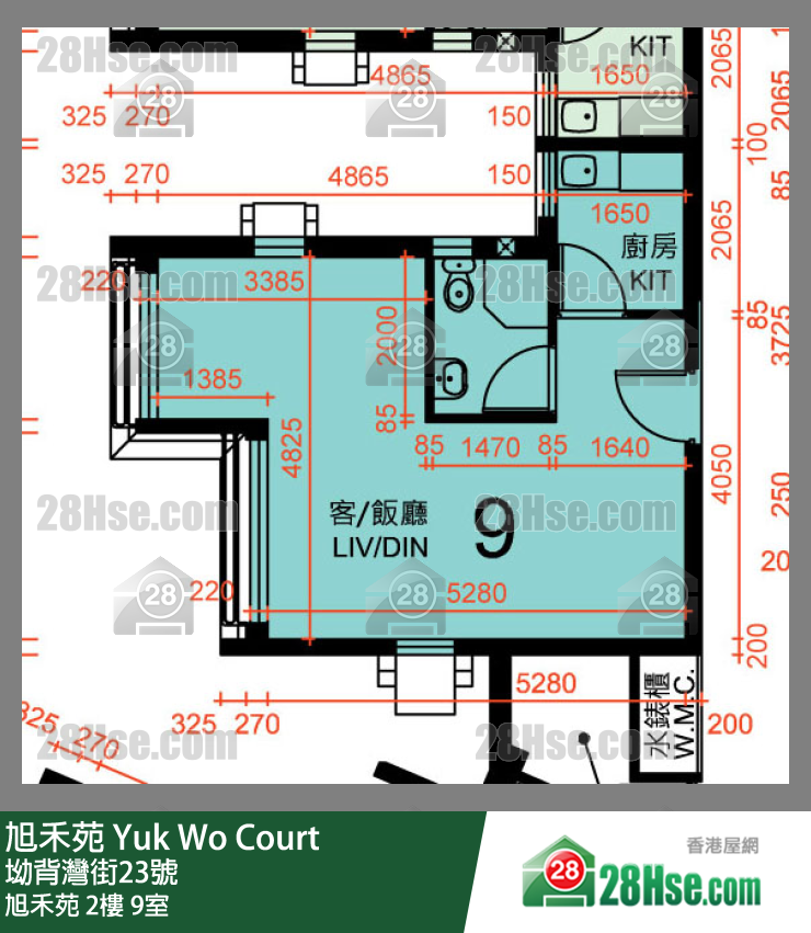 旭禾苑 旭禾苑 2樓 9室 平面圖