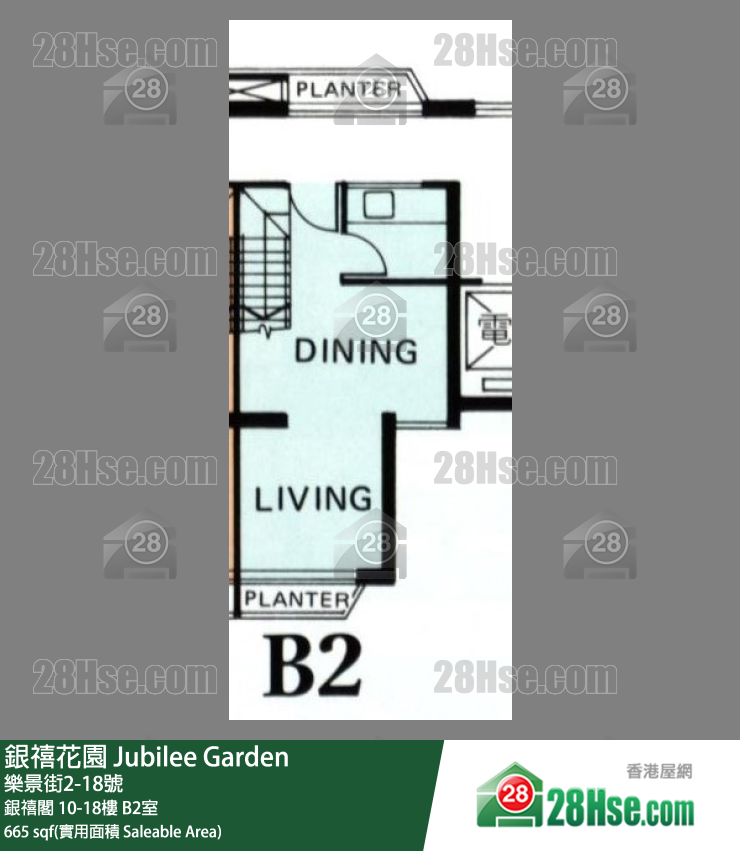 Jubilee Garden Unit FloorPlan (Provided by 28Hse)