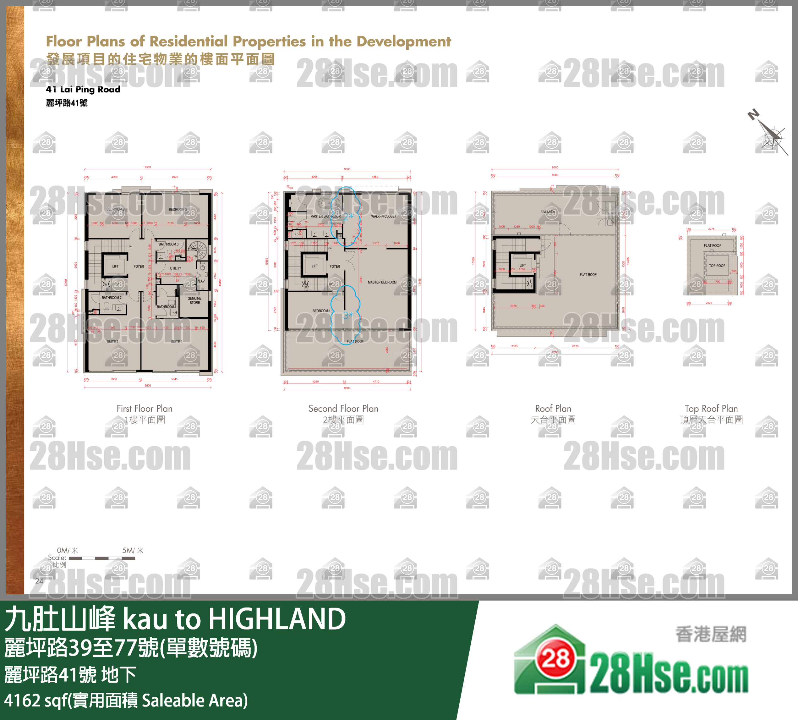 九肚山峰 丽坪路41号 平面图