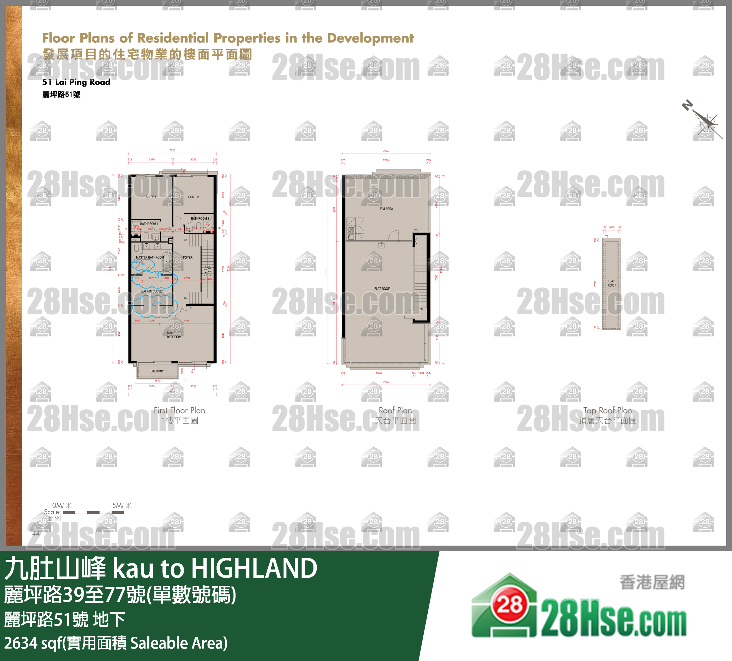 九肚山峰 丽坪路51号 平面图