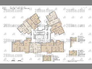 Phase 1 2座 9/f To 66/f FloorPlan