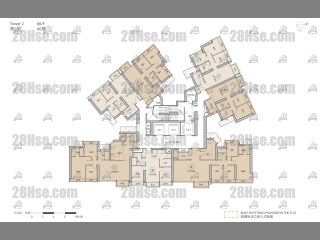 Phase 1 2座 9/f To 66/f FloorPlan