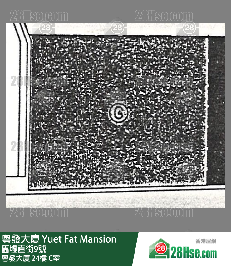 粤发大厦 粤发大厦24楼 C室 平面图