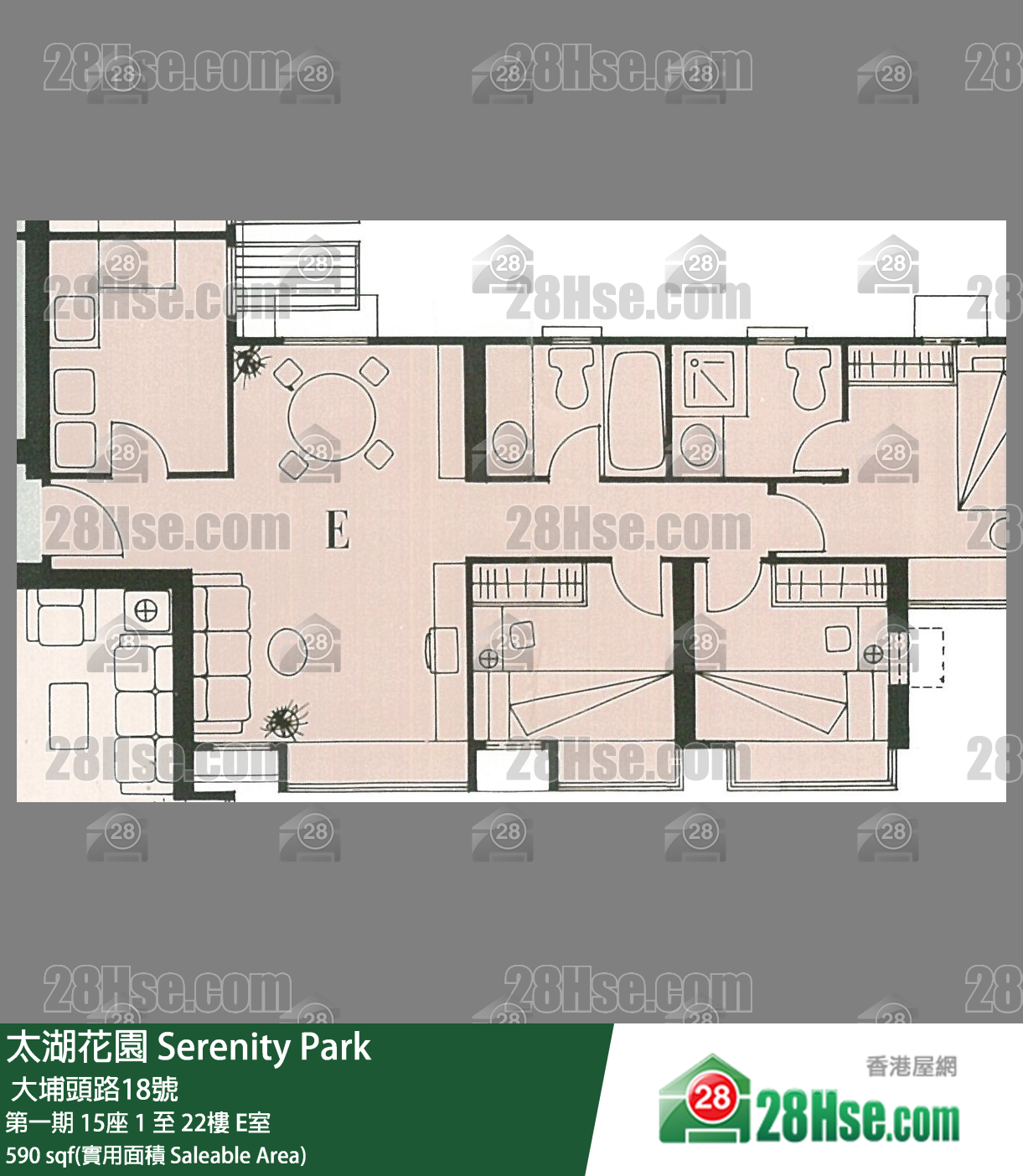 Serenity Park Unit FloorPlan (Provided by 28Hse)