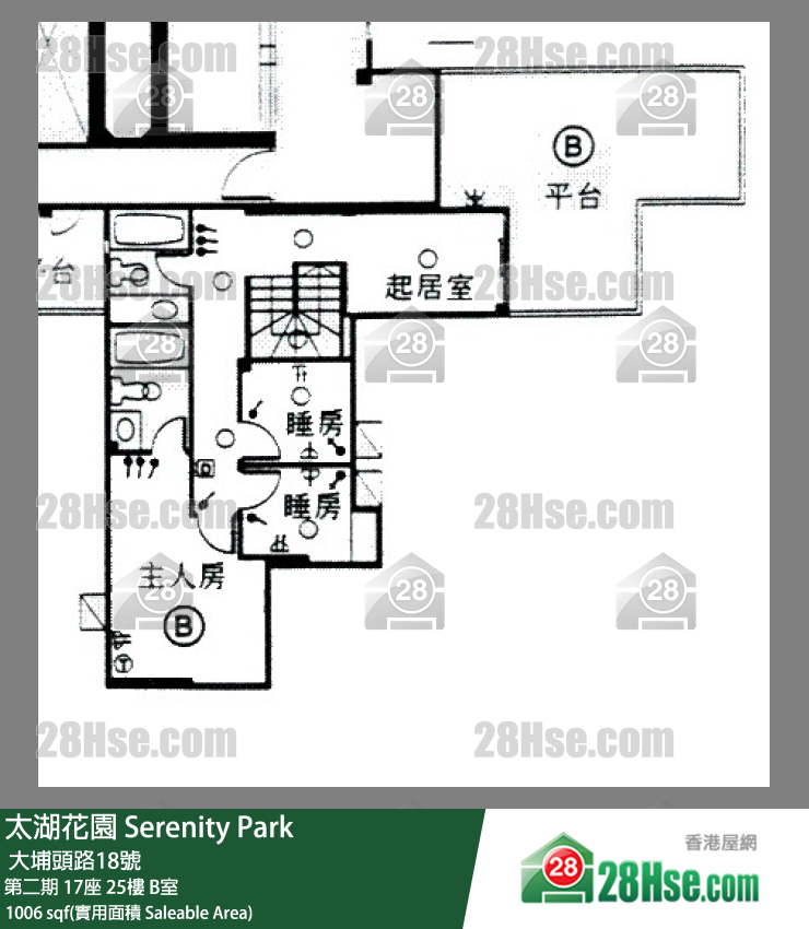 Serenity Park Unit FloorPlan (Provided by 28Hse)