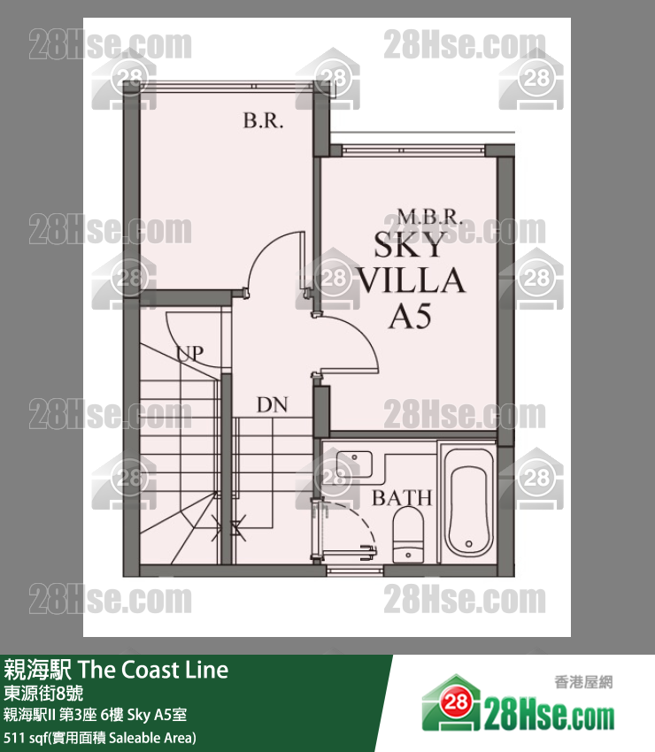 親海駅 親海駅II第3座6樓 A5室 平面圖