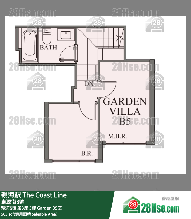 親海駅 親海駅II第3座3樓 B5室 平面圖