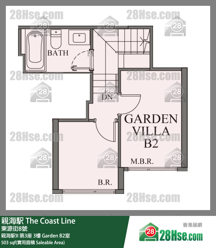 親海駅 親海駅II第3座3樓 B2室 平面圖