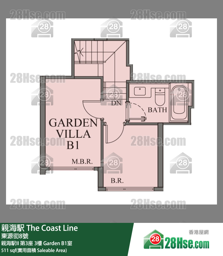 親海駅 親海駅II第3座3樓 B1室 平面圖