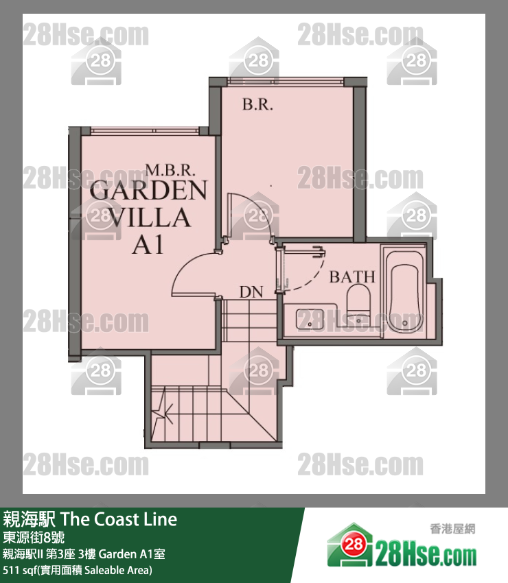 亲海駅 亲海駅II第3座3楼 A1室 平面图
