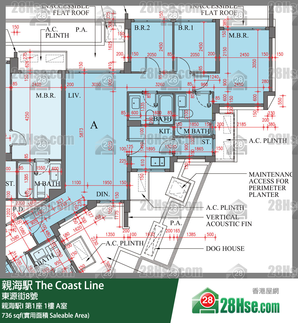 The Coast Line,  Flat A, 1/f, Tower 1, Phase I Of The Coast Line FloorPlan
