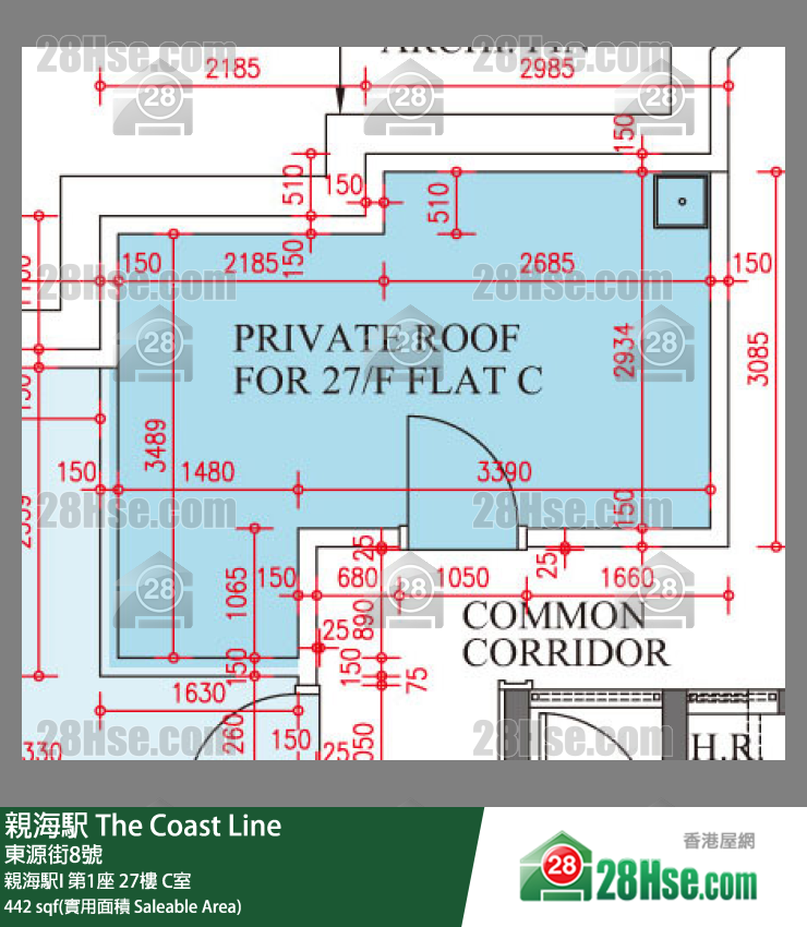 親海駅 親海駅I第1座27樓 C室 平面圖