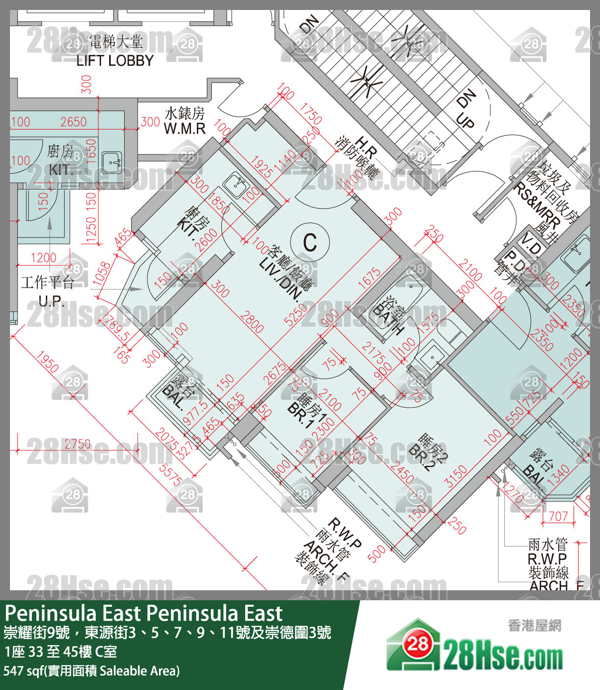 Peninsula East Unit FloorPlan (Provided by 28Hse) Peninsula East Unit FloorPlan (Provided by 28Hse)