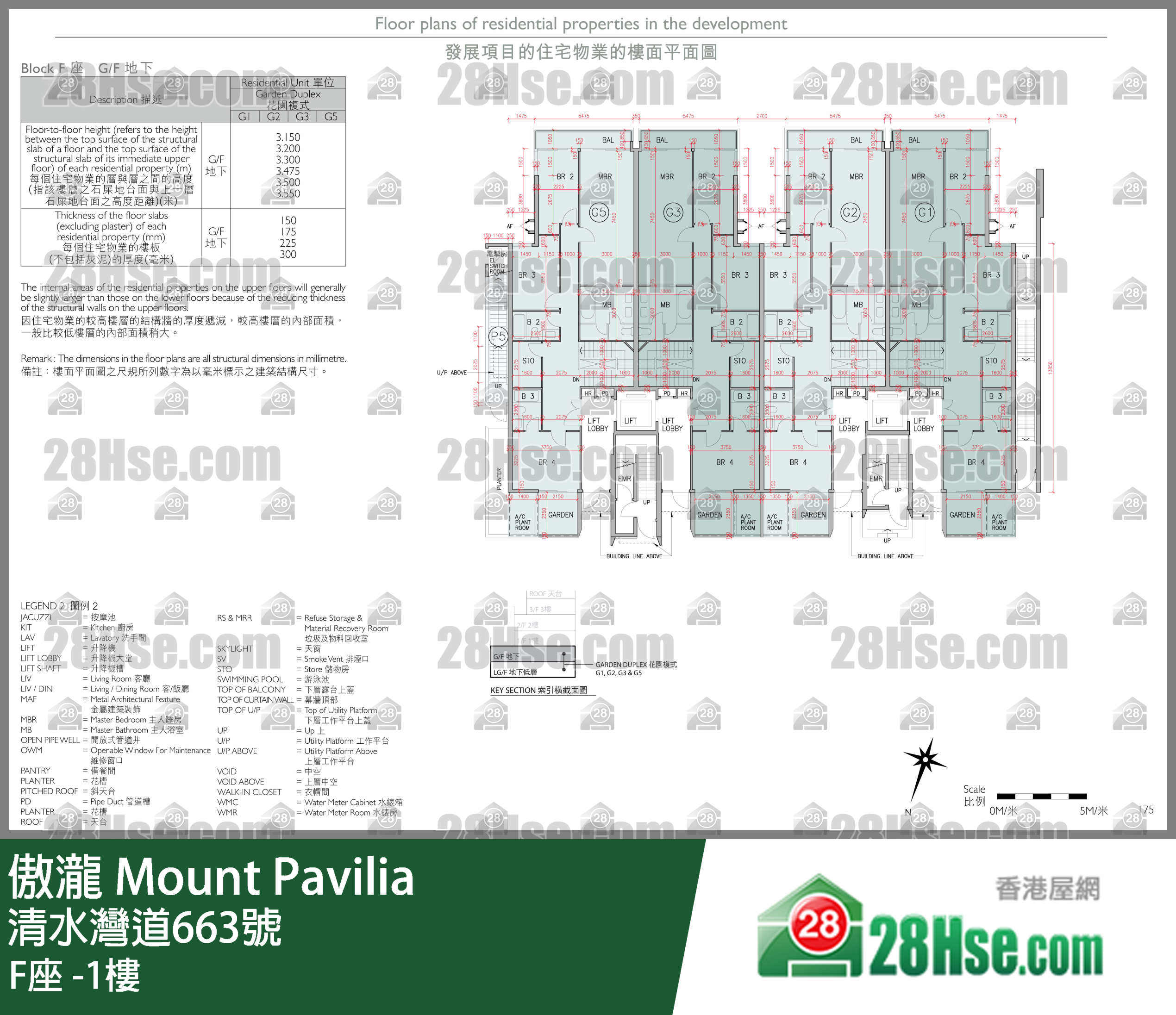 Block F -1/f FloorPlan