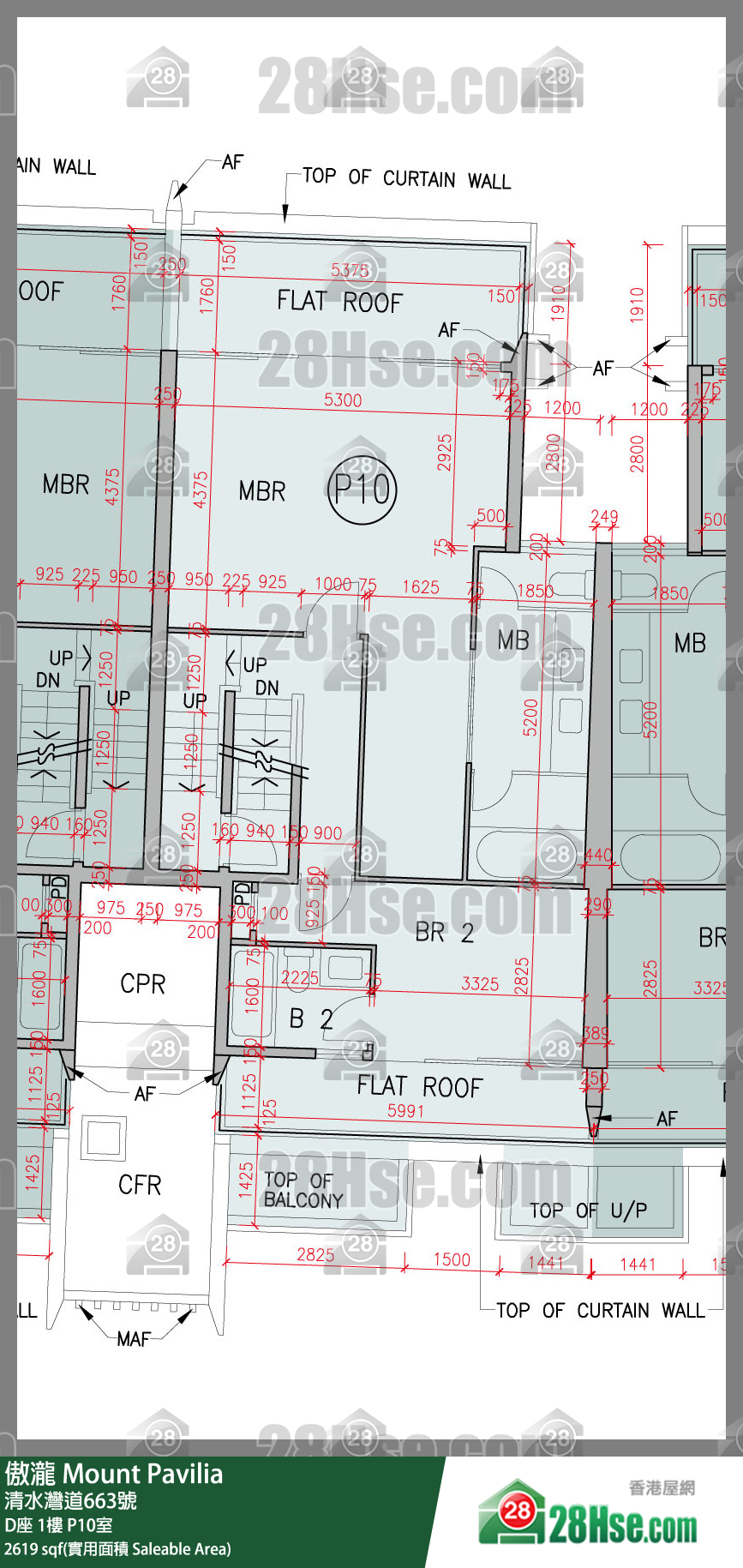 傲瀧 D座1樓 P10室 平面圖