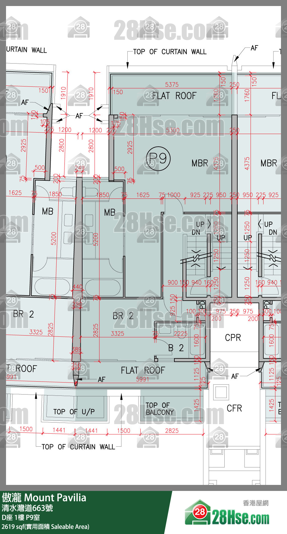 傲瀧 D座1樓 P9室 平面圖