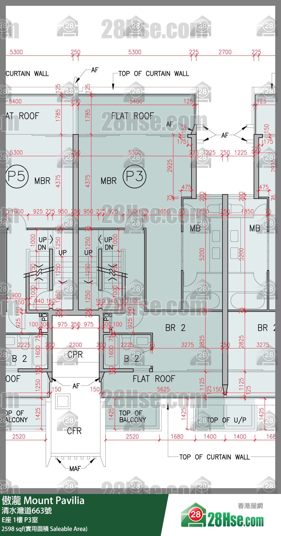 傲瀧 E座1樓 P3室 平面圖