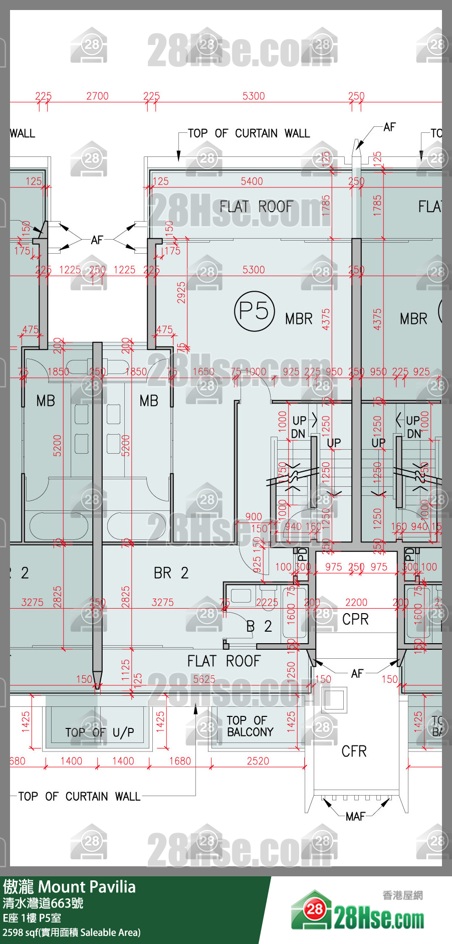 傲瀧 E座1樓 P5室 平面圖