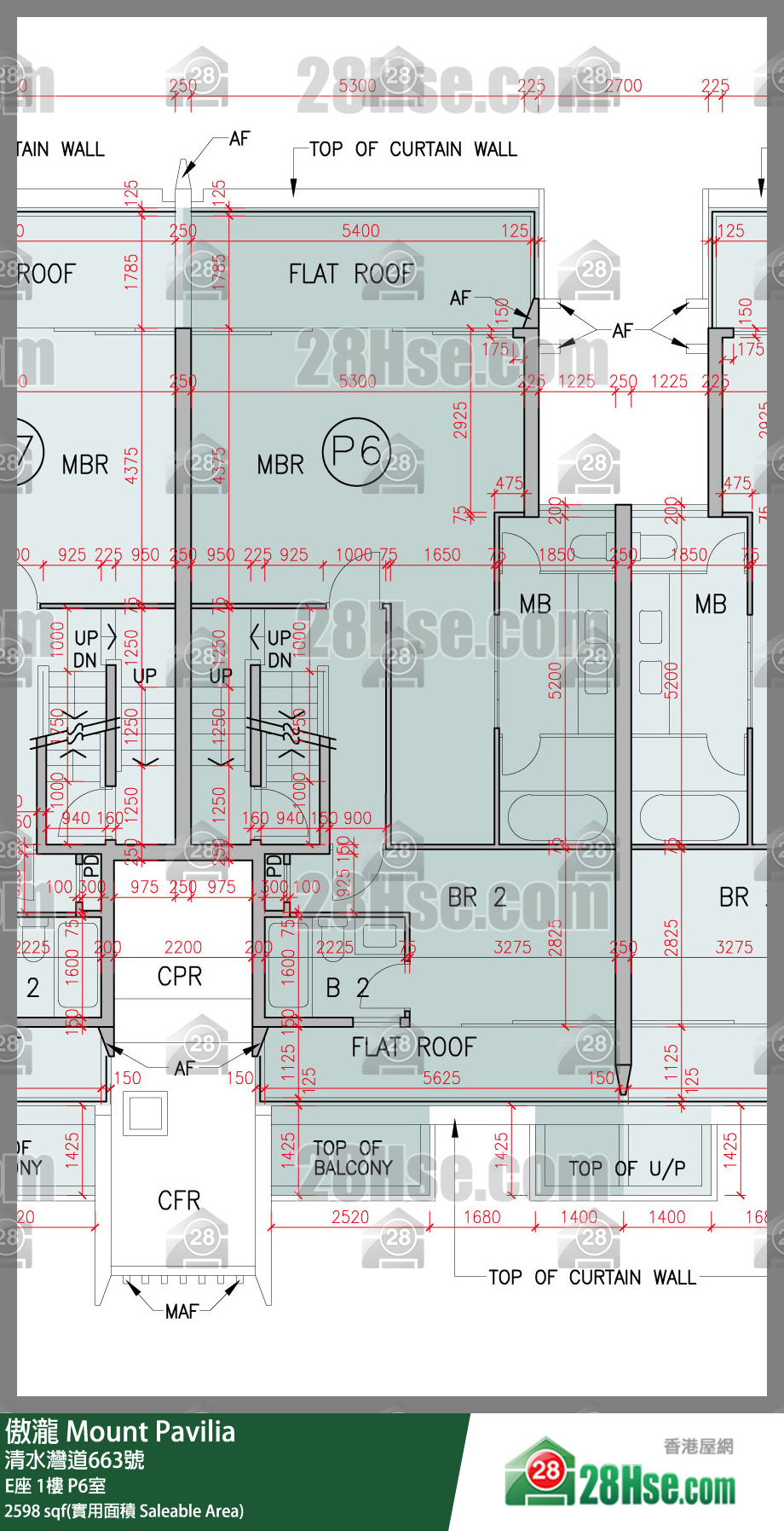 傲瀧 E座1樓 P6室 平面圖