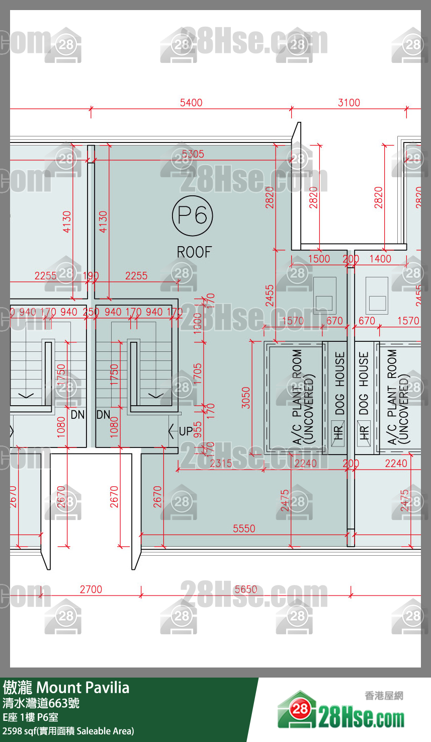 傲瀧 E座1樓 P6室 平面圖