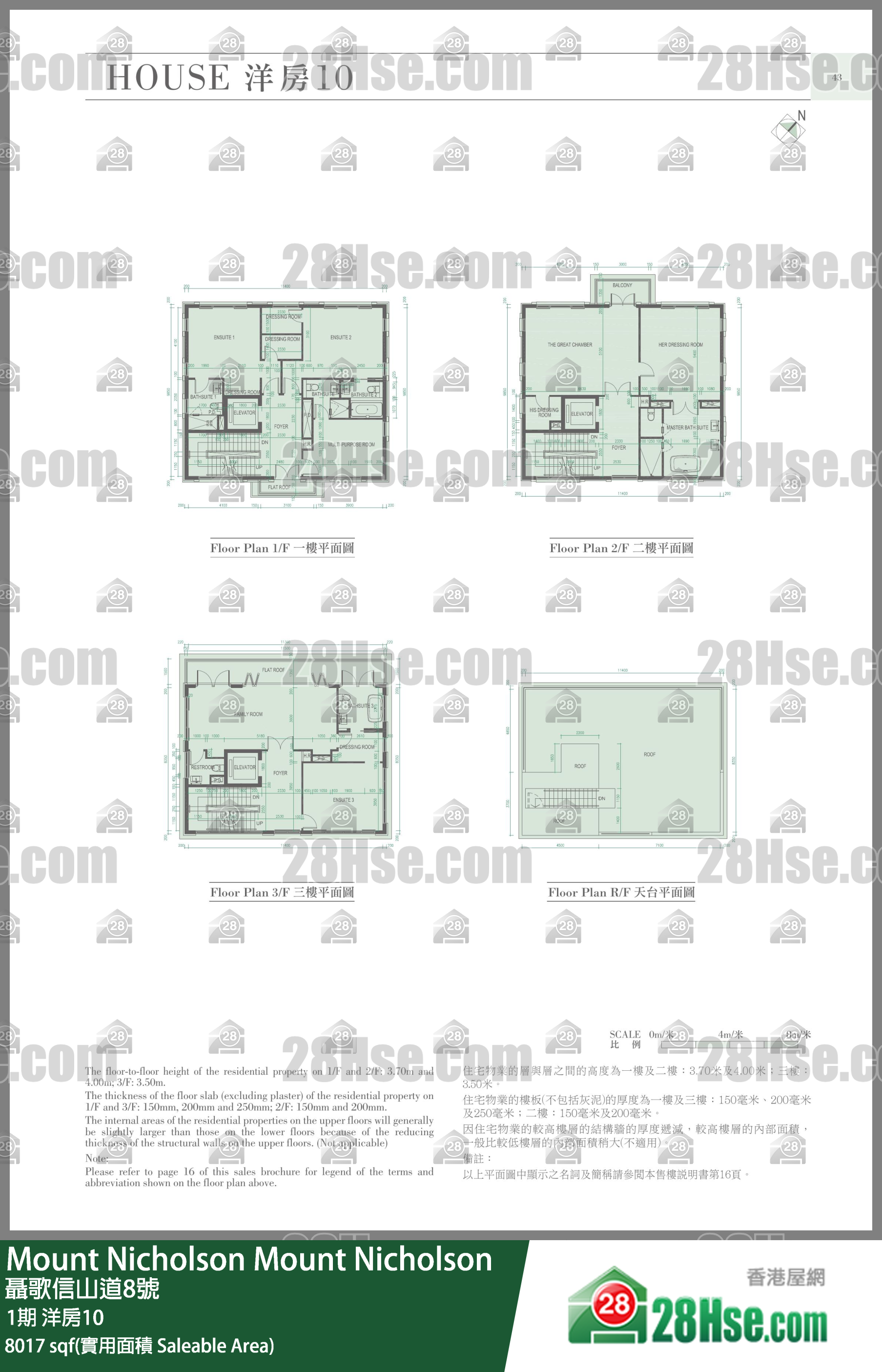 Mount Nicholson 3期 1期洋房10 平面圖