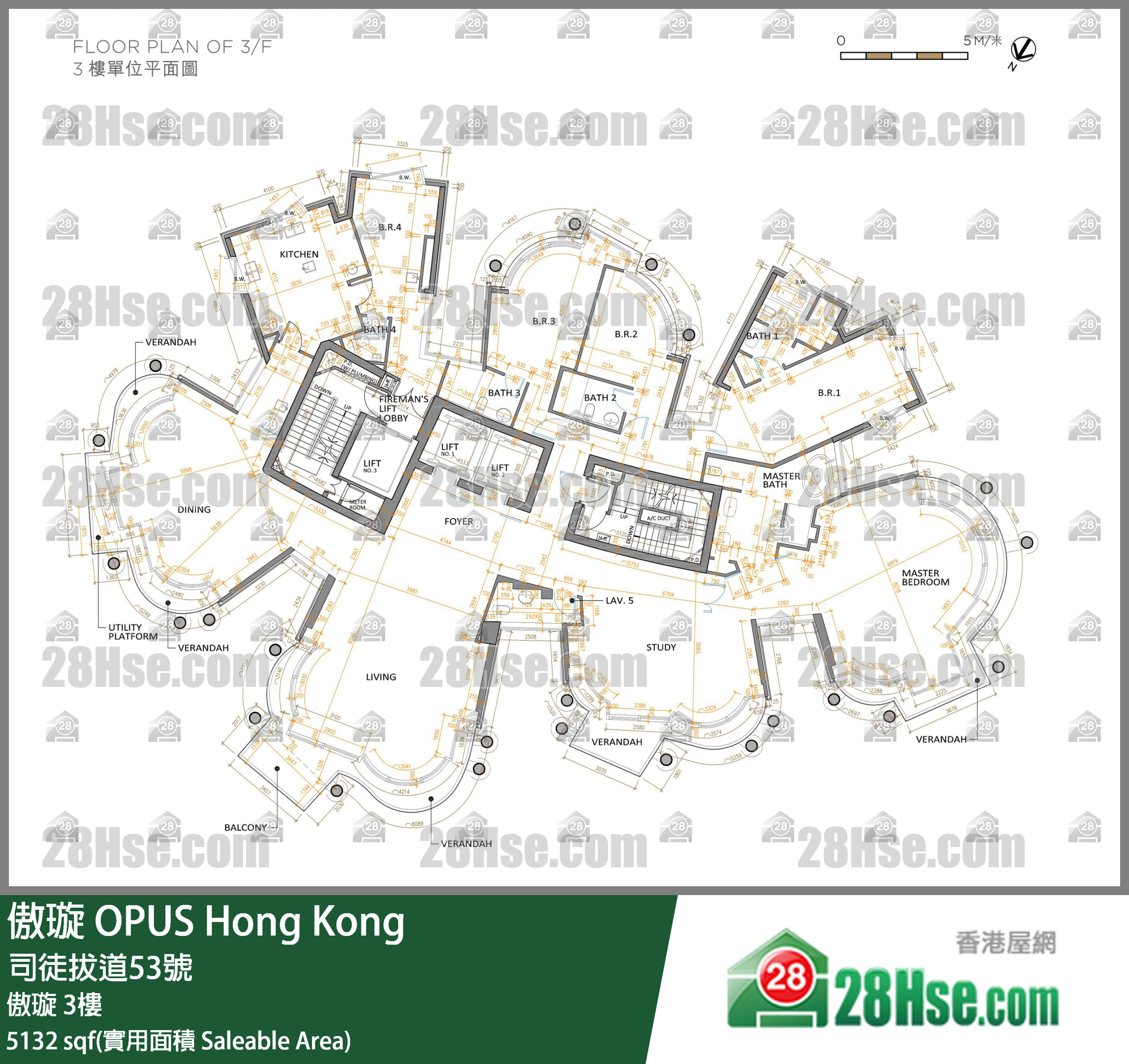 傲璇 傲璇3楼 平面图